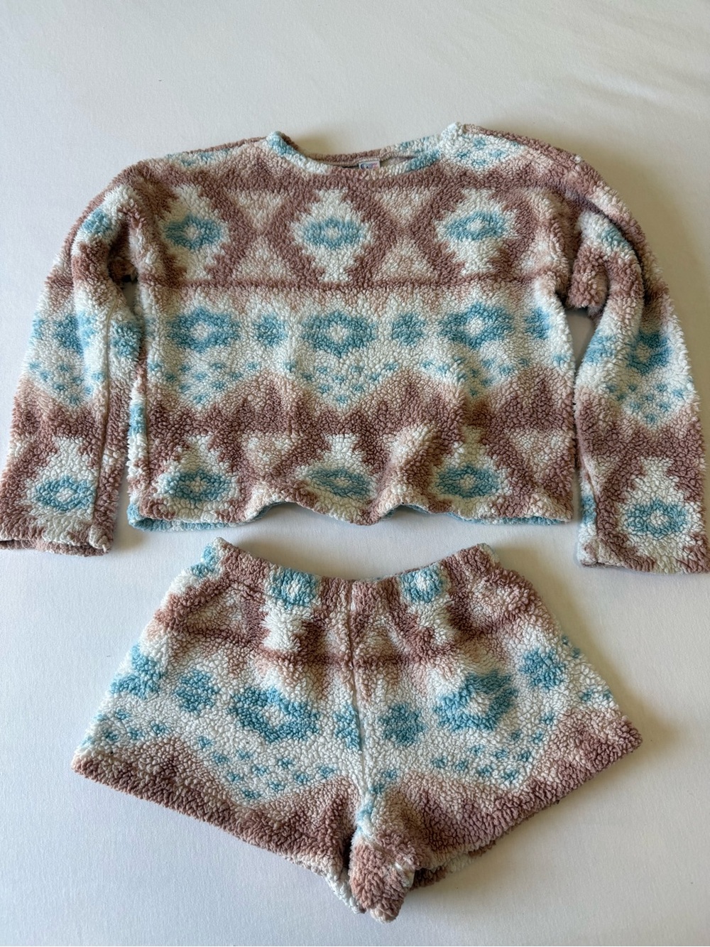 Sugar & Jade Cozy Fleece Pajama Set | Girls Size 10